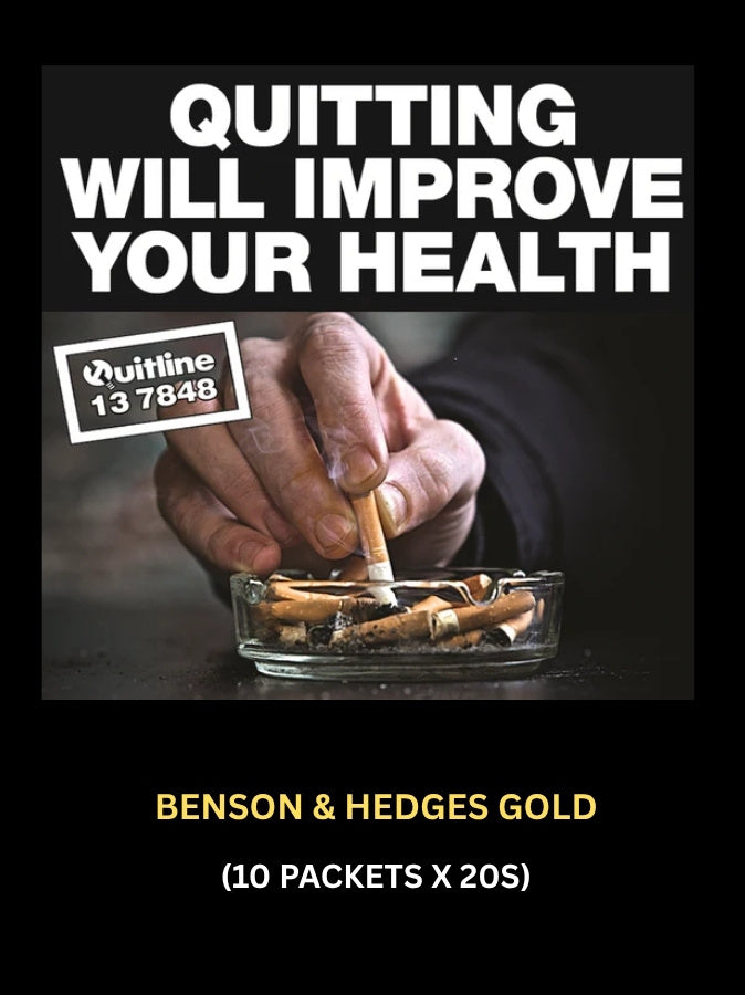 Benson Hedges Gold Cigarettes 10 packets 20s Smokes Online Australia