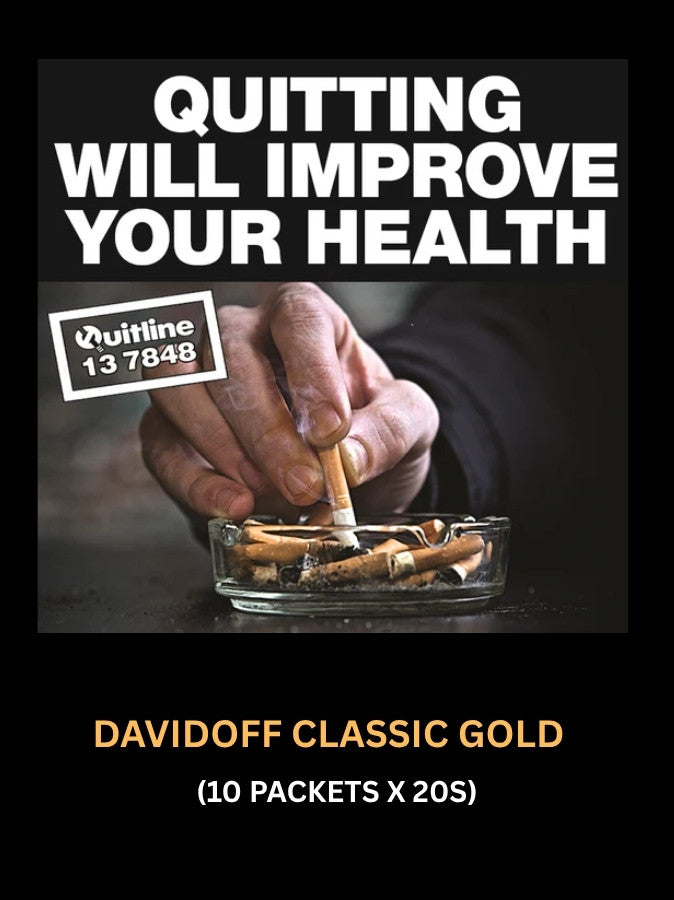 Davidoff Classic Gold Cigarettes 10 packets 20s Smokes Online Australia