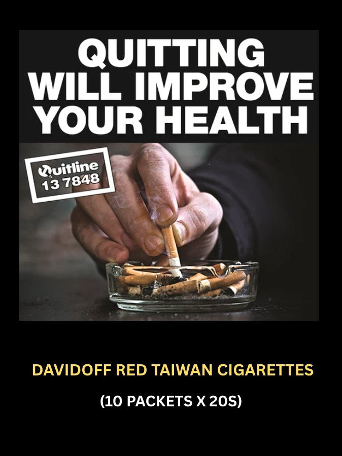 Davidoff Red Taiwan Cigarettes 10 packets 20s Smokes Online Australia