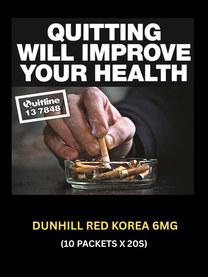Dunhill Red Korea 6mg Cigarettes 10 packets 20s Smokes Online Australia