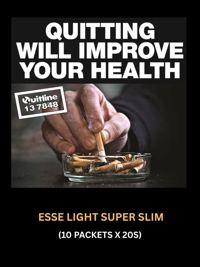 Esse Light Super Slim Cigarettes 10 packets 20s Smokes Online Australia
