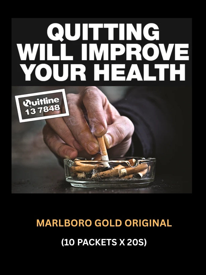 Marlboro Gold Original Cigarettes 10 packets 20s Smokes Online Australia