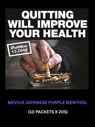 Mevius Japanese Purple Menthol Cigarettes 10 packets 20s Smoke Online Australia