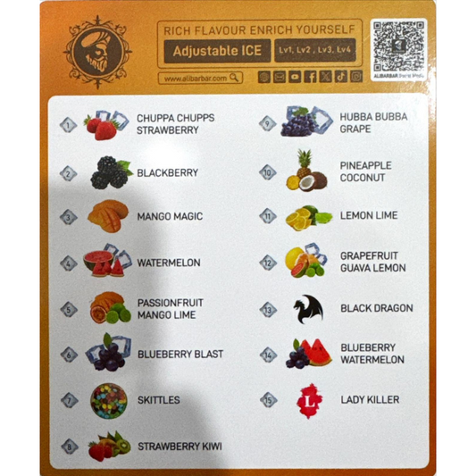 Lemon Lime - Alibabar  Ice Adjust 12000